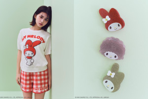 マイメロディ「SNIDEL HOME」と初コラボ！　レトロ感がかわいい全15型を展開