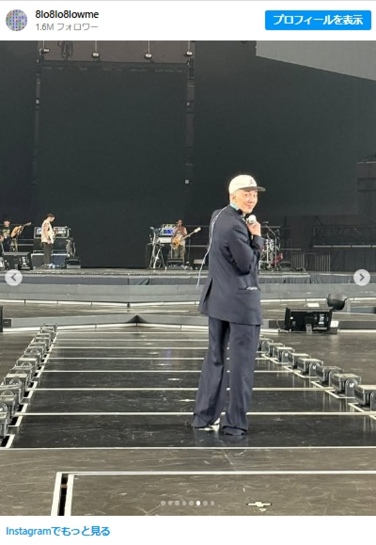 20250513_東京ドーム公演のオフショットを披露したG東京ドーム公演のオフショットを披露したG-DRAGON　※「8lo8lo8lowme」Instagram　-DRAGON　※「8lo8lo8lowme」Instagram