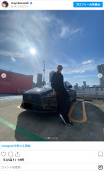 川崎麻世、愛車を披露　※「川崎麻世」インスタグラム