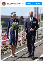 ウィリアム皇太子、ファンからお褒めの言葉を受けシニカルな反応※「The Prince and Princess of Wales」インスタグラム