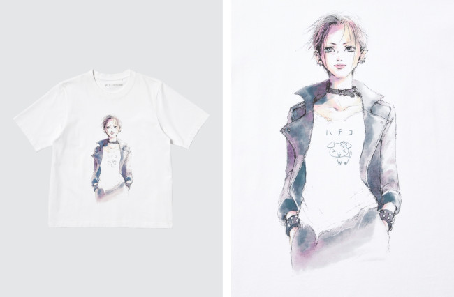 矢沢あい×ユニクロ「UT」がコラボ！　『NANA』のバンドTシャツ風など“ファン必見”の1枚をラインナップ