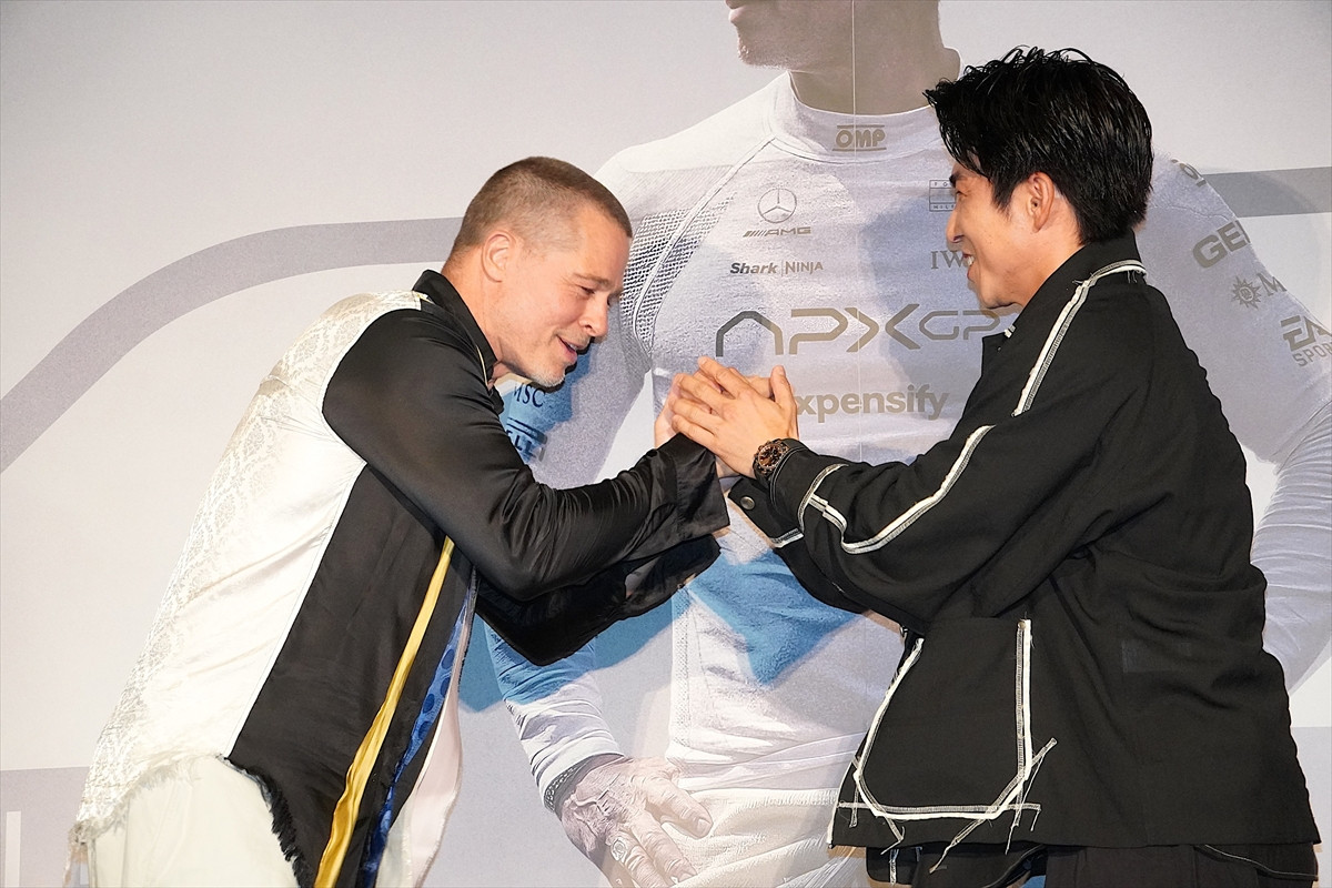 ブラッド・ピット、中尾明慶に現金と金言のプレゼント！「夜があれば、朝が来る」