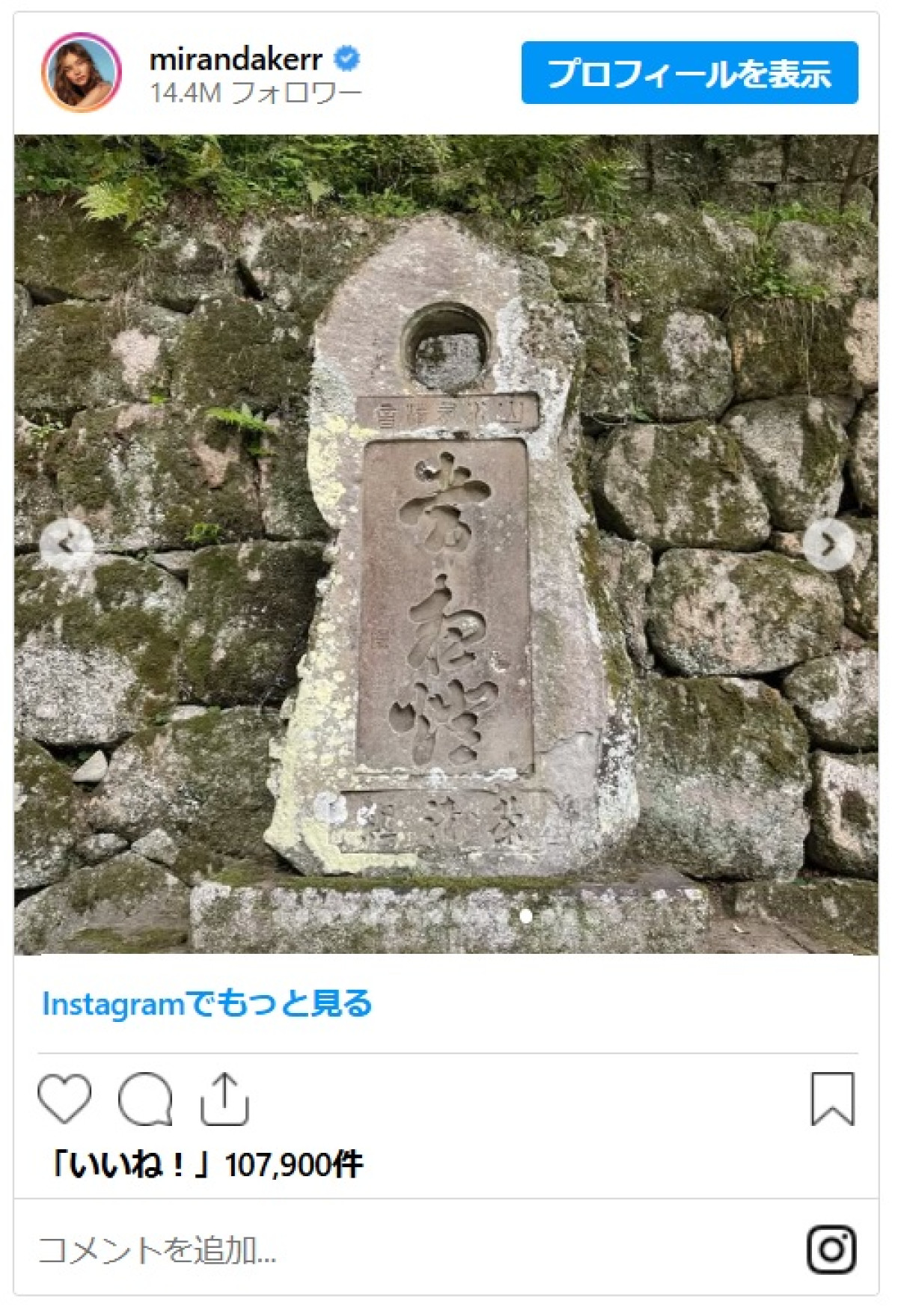 ミランダ・カー夫妻が来日　京都で撮影した写真を大量にシェア！