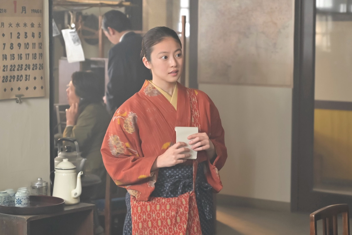 明日の『あんぱん』“のぶ”今田美桜、新聞社の入社試験へ　面接官から“思想”について問われる