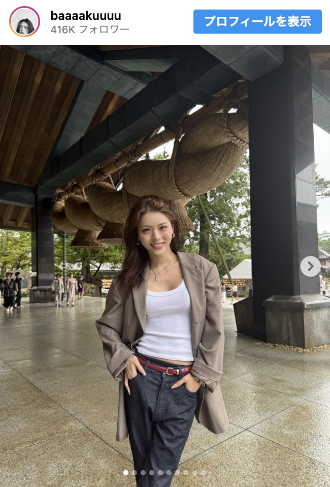 井手上漠、ファンうっとりの圧巻スタイル　※「井手上漠」インスタグラム