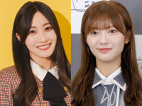 元日向坂46・潮紗理菜（左）と櫻坂46・田村保乃