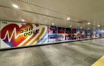 『音楽の日2025』東急渋谷駅・道玄坂ハッピーボードに掲出の「熱唱ポスター」