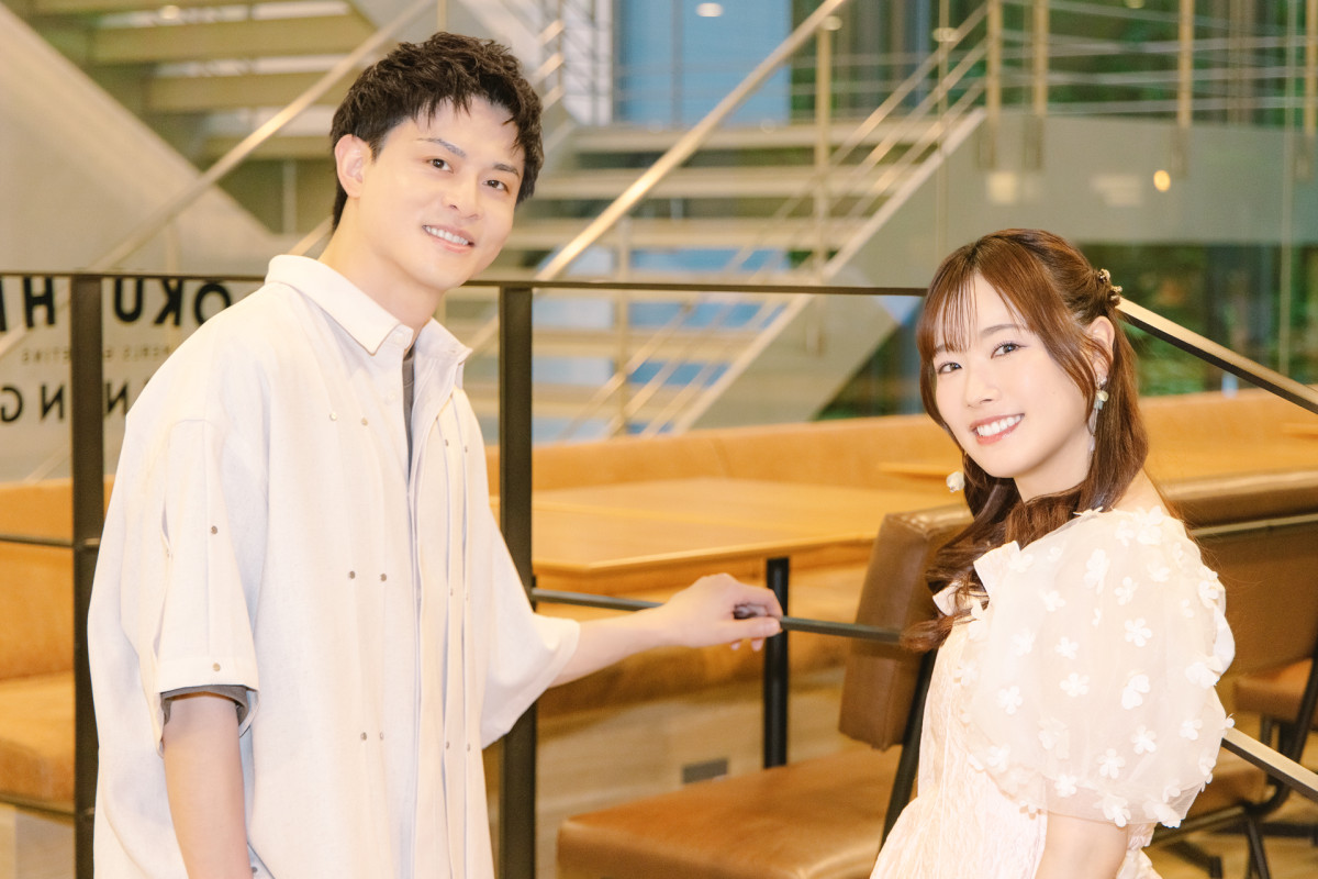 テレビアニメ『その着せ替え人形は恋をする』Season 2インタビューより(左から)石毛翔弥、直田姫奈