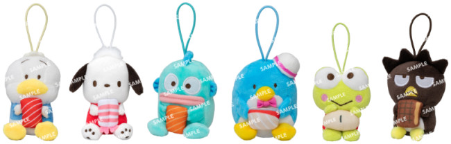 はぴだんぶい　スシロー　コラボ　ぬいぐるみコンプリート スシロー はぴだんぶい 全6種 コンプリート サンリオ コラボ限定