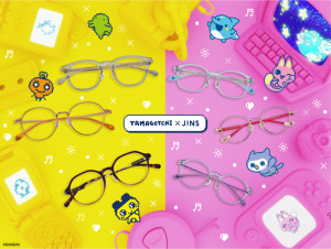 『たまごっち』×「JINS」がコラボ！　ドット絵をあしらったアイウエアなど展開