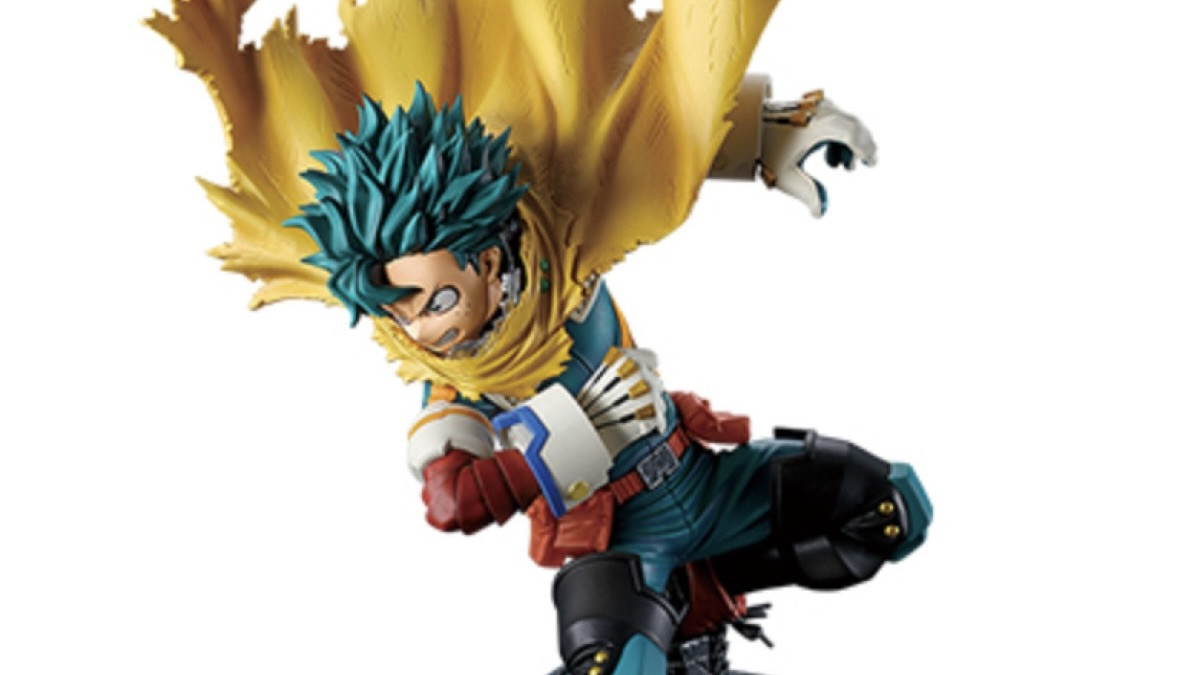 ヒロアカ』一番くじに新作登場！ 緑谷やオールマイトの大迫力