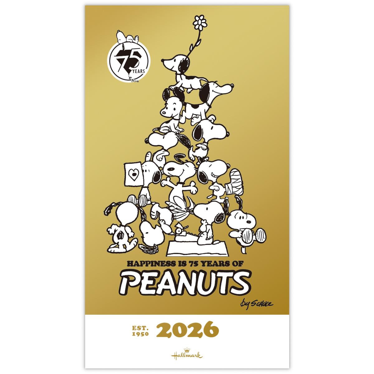 250805『Peanuts』2026年版カレンダー＆ダイアリー