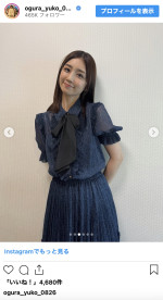 小倉優子、番組オフショットを多数披露　※「小倉優子」インスタグラム