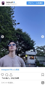 逞しい腕にも注目！　山下智久の夏満開ショット　※「山下智久」インスタグラム