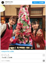 ドラマで共演した（左から）久間田琳加、住田萌乃 ※ドラマ『家政夫のミタゾノ』公式インスタグラム