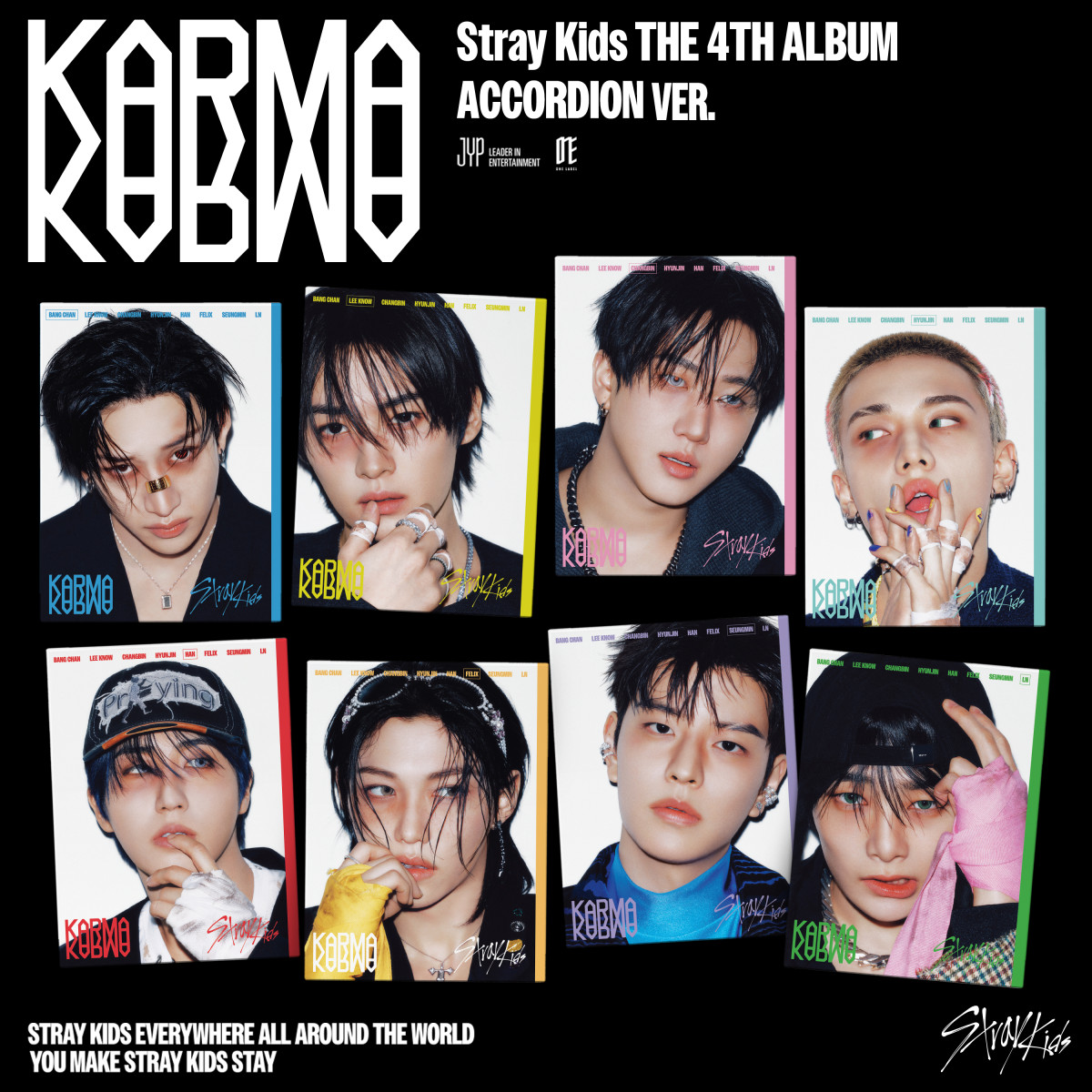 Stray Kids、4THアルバム『KARMA』リリース　発売記念イベントや購入特典情報発表！
