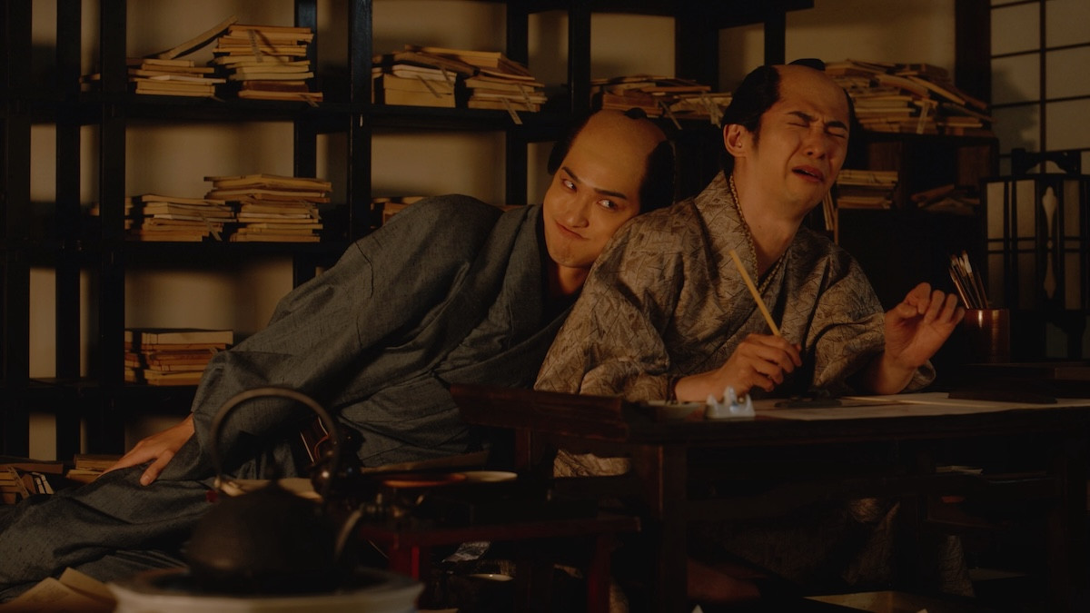 『べらぼう』“蔦重”横浜流星、妖艶な表情から一転、渾身の“変顔”に反響「国宝級」「漫画みたいな顔」