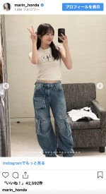 本田真凜、韓国旅のオフショットを大量放出　※「本田真凜」インスタグラム