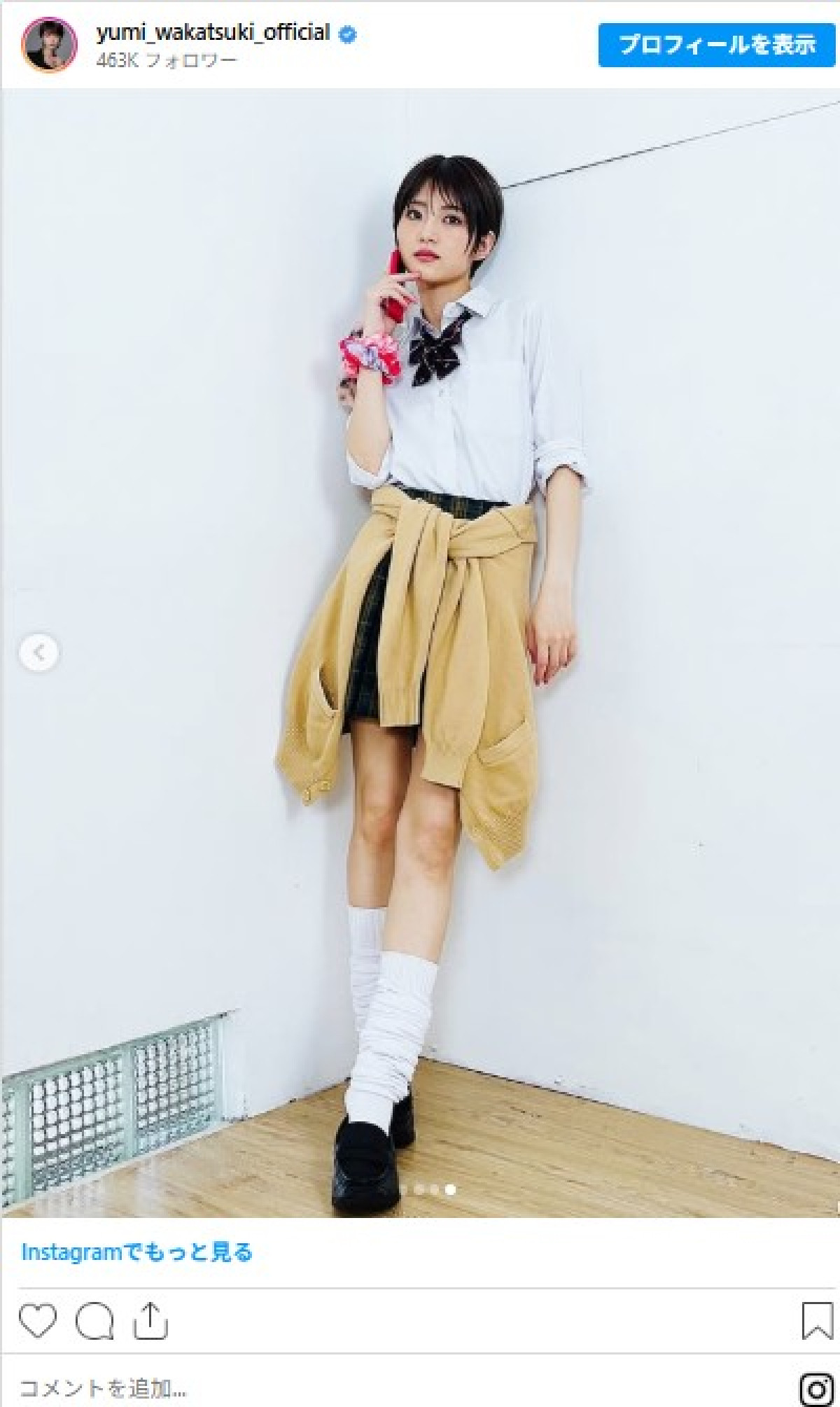 元乃木坂46人気メンバー、ミニスカ＆ルーズソックスの平成JKスタイルに絶賛！