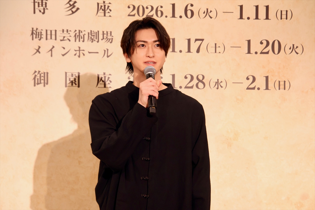 柚香光「燃えております」　退団後初のグランドミュージカル主演に「身が引き締まる思い」