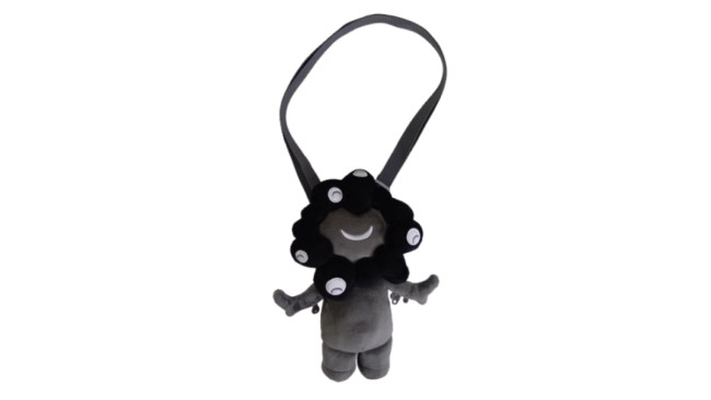黒みゃくみゃく 黒ミャクミャクぬいぐるみ、万博会場内ストア限定で新登場