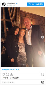 サルマ・ハエック、18歳になった美人娘の誕生日をお祝い※「Salma Hayek」インスタグラム