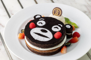 ルクア大阪で「くまモンカフェ」開催! 愛らしい表情の“パンケーキ”など限定メニューを提供