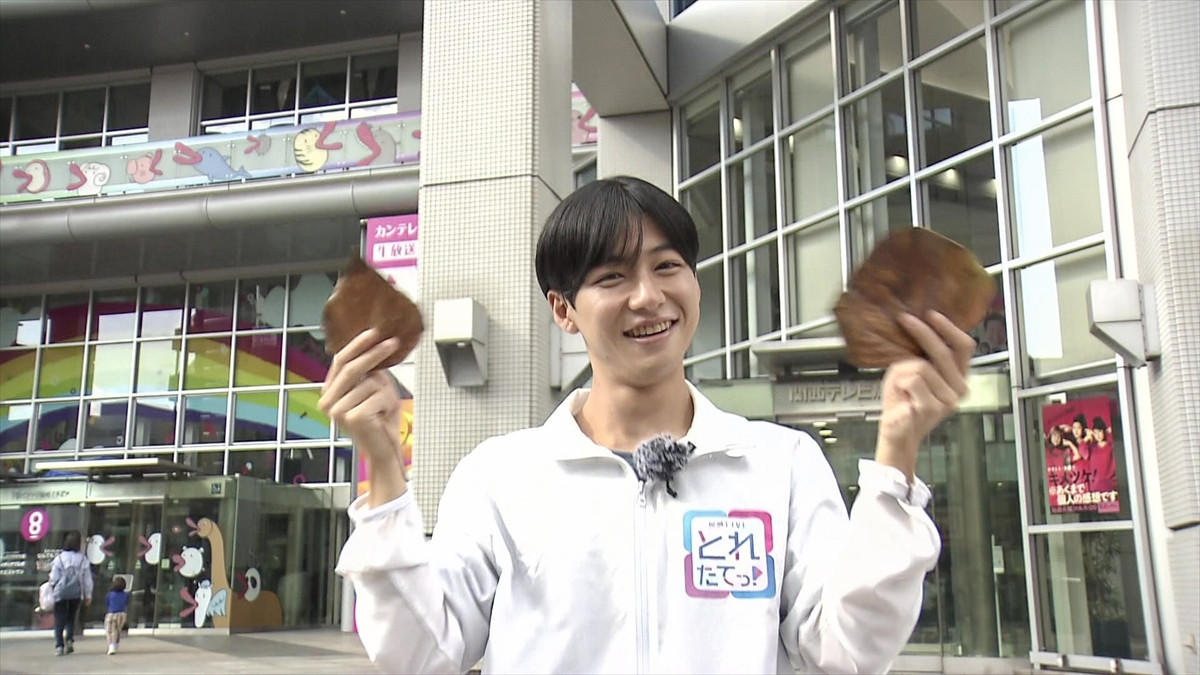 同期で親友！　カンテレ・秦令欧奈アナウンサー＆フジテレビ・上垣皓太朗アナウンサー、『とれたてっ！』で初共演