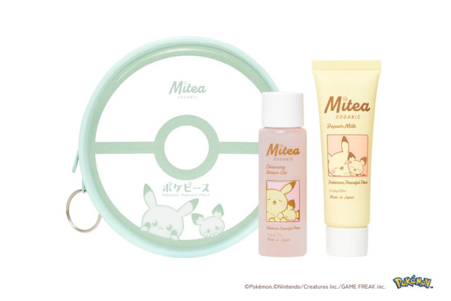 『ポケピース』×「Mitea ORGANIC」が初コラボ！　限定新色を加えた“カラーリップ”など展開へ