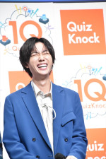 Snow Man・阿部亮平、「QuizKnock10周年プロジェクト」PRイベントに登場