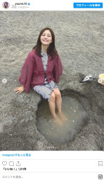 林ゆめ、かわいらしい浴衣姿　※「林ゆめ」インスタグラム