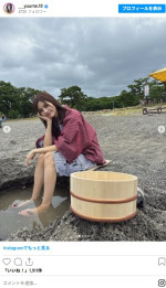 林ゆめ、かわいらしい浴衣姿　※「林ゆめ」インスタグラム
