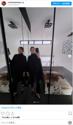 滝沢眞規子、ソロショット　※「滝沢眞規子」インスタグラム