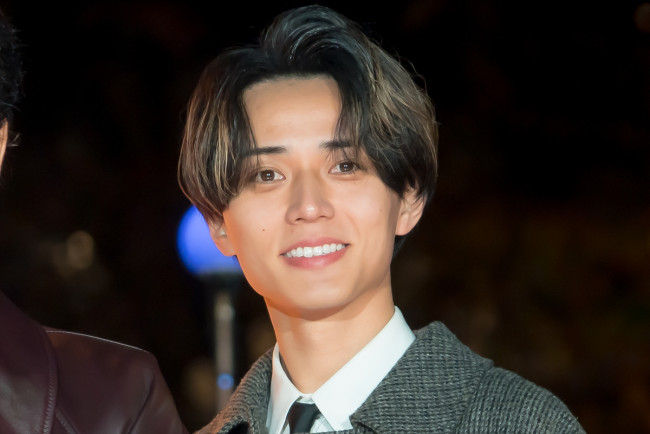 永瀬廉、『映画ラストマン-FIRST LOVE-』プレミアム点灯式に登場