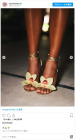 大坂なおみ、背中大胆オープンのミニドレス姿　※「大坂なおみ」インスタグラム