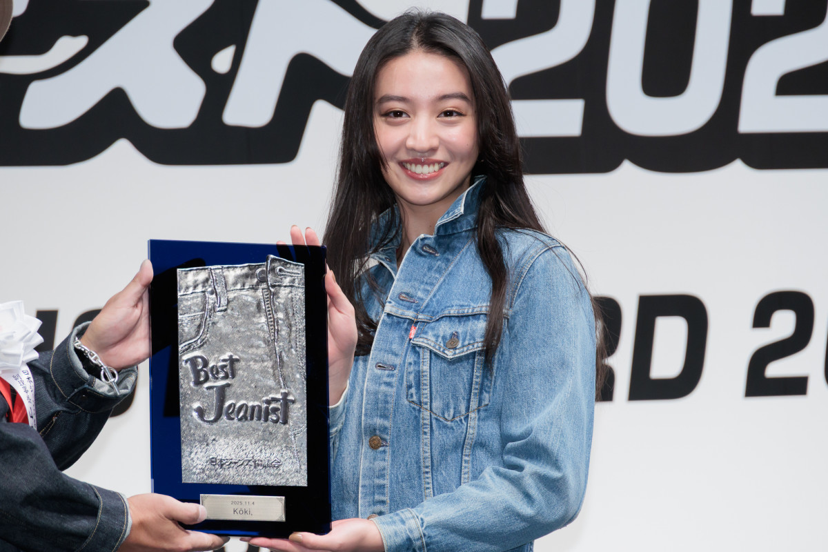 Koki，、「第42回ベストジーニスト2025」授賞式に登場
