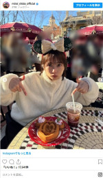 志田未来、Xmasディズニーを楽しむ姿がかわいい！　※「志田未来」インスタグラム