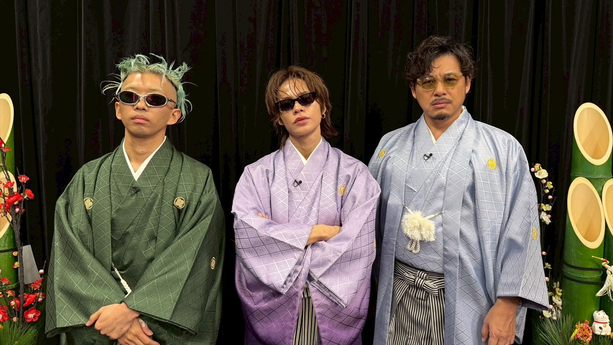 上田竜也・King Gnu勢喜遊・アルコ＆ピース平子祐希、コワモテ3人が廃神社で”最恐“初詣!?　『コワいヤツらと往く』今夜放送！