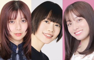 （左から）上白石萌歌、杉咲花、橋本環奈