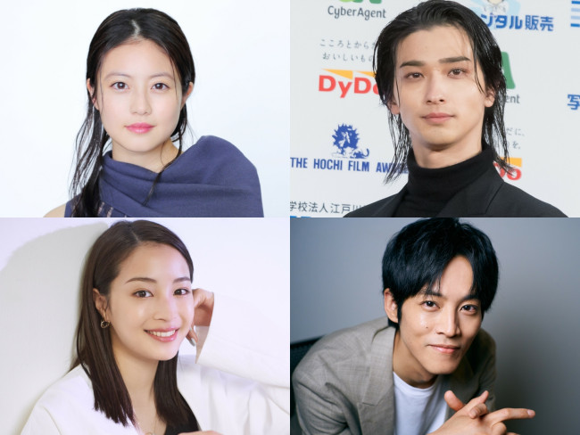 （左から時計回りに）今田美桜、横浜流星、松坂桃李、広瀬すず
