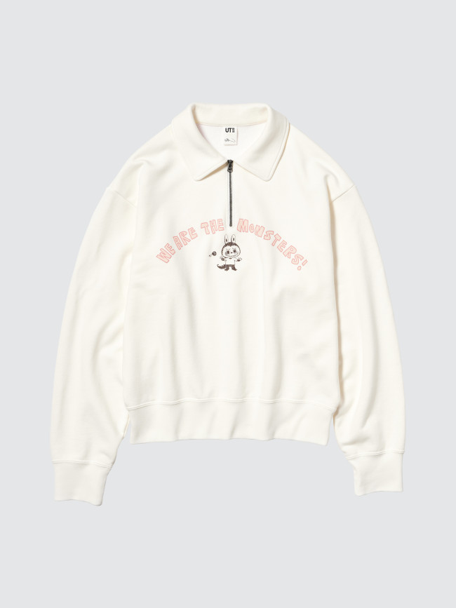 ユニクロ「UT」に“ラブブ”のスウェットが登場！　日常コーデに使いやすい全3色