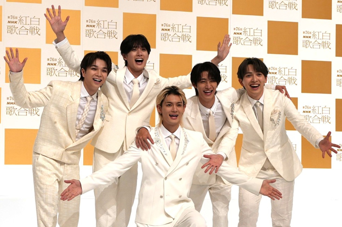 【本作紹介時のみ使用可】『第76回NHK紅白歌合戦』出場歌手発表会見　20251114