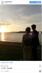 （左から）高石あかり、トミー・バストウ　※「高石あかり」インスタグラム