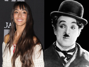 （左から）ウーナ・チャップリン、チャーリー・チャップリン