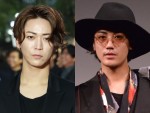 （左から）亀梨和也、赤西仁