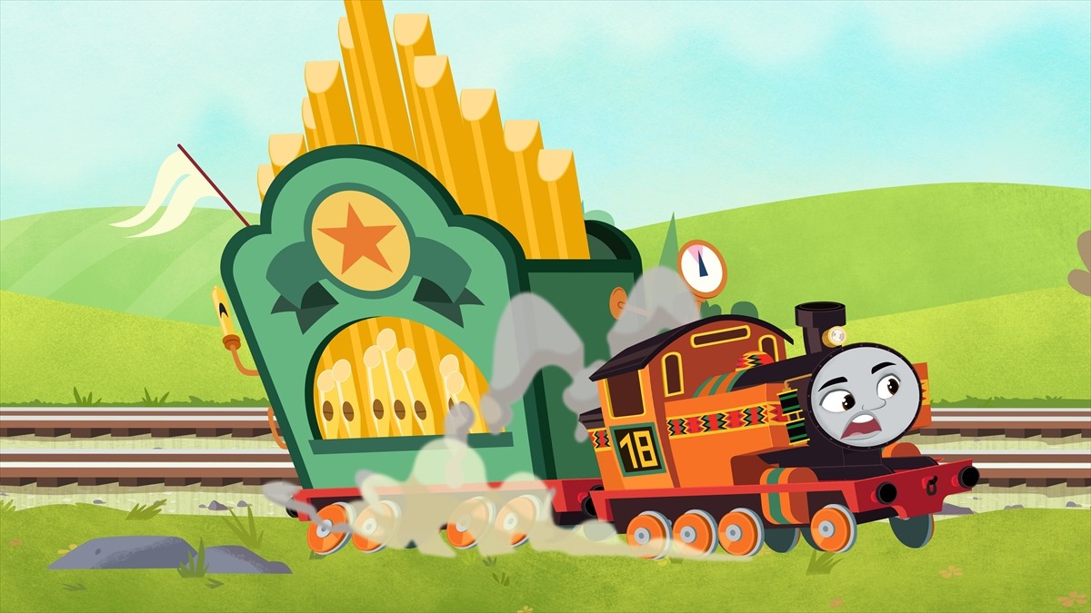 『映画 きかんしゃトーマス』テーマソング歌唱シーンを公開　“いちばんのきかんしゃ”になるために⼤切なことを歌う