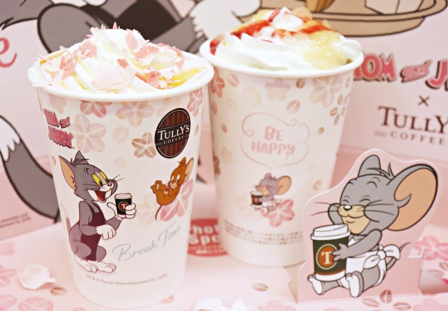 タリーズ『トムジェリ』コラボが今年も登場！ “遊び心あふれる”パケもかわいい春ドリンク＆フードに大満足