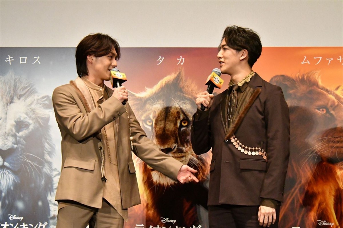 尾上右近＆松田元太が“兄弟愛”あふれる掛け合い「僕たちの絆も強くなっている」　『ライオン・キング：ムファサ』応援上映会レポート