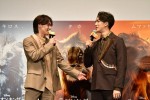 映画『ライオン・キング：ムファサ』ムファサ＆タカ 応援上映会より（左から）松田元太（Travis Japan）、尾上右近