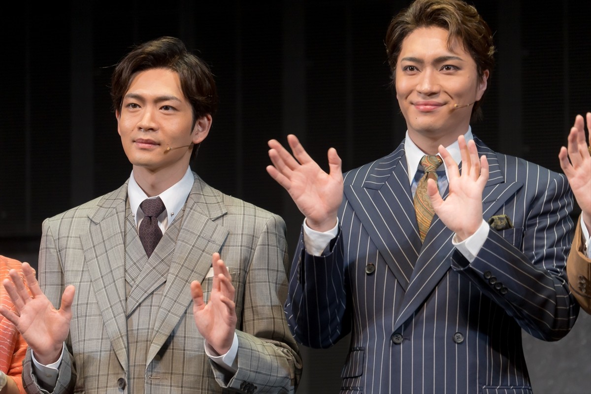 ミュージカル『ケイン&アベル』開幕記念会見の様子